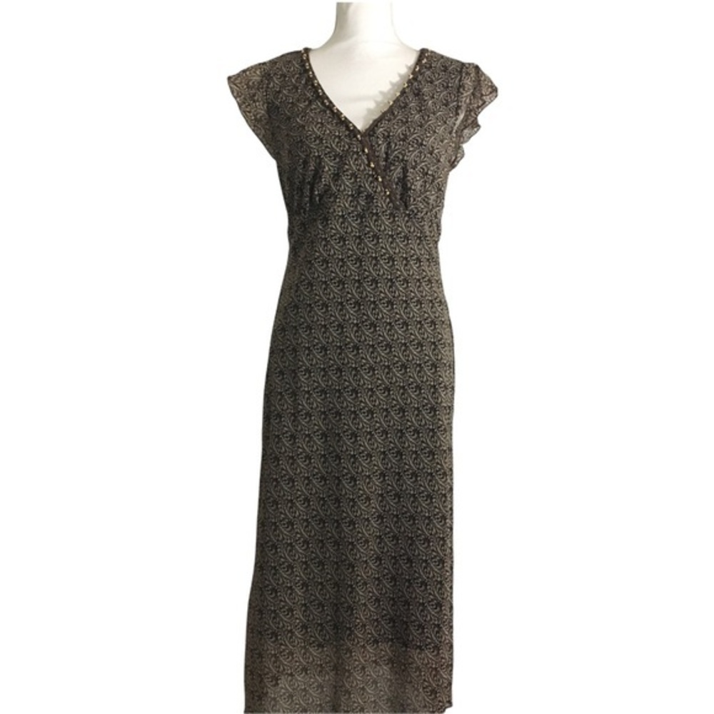 Believe surplice short sleeve midi dress. Sz Small